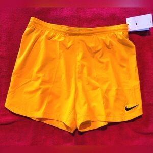 Nike Yellow Athletic Shorts
